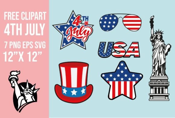 4th of July Clipart, Independence Day Graphics