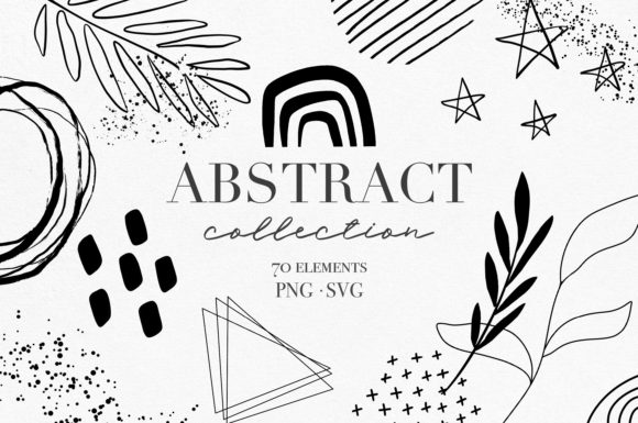 Abstract Collection Elements Clipart: Graphics for Creative Publishing