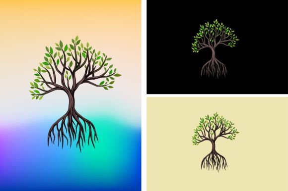 Beautiful Mangrove Tree Graphics and Illustrations
