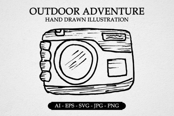Camera Outdoor Adventure Elements Graphics