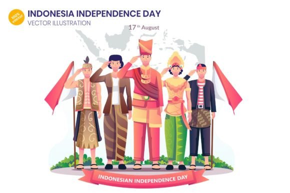 Indonesia Independence Day Illustration Graphics
