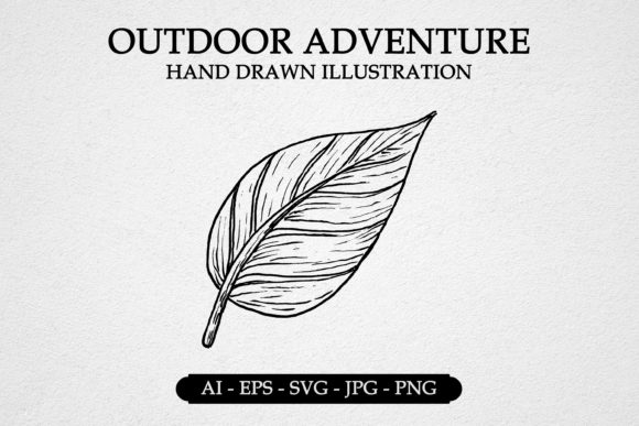 Leaves Outdoor Adventure Elements Graphics and Illustrations