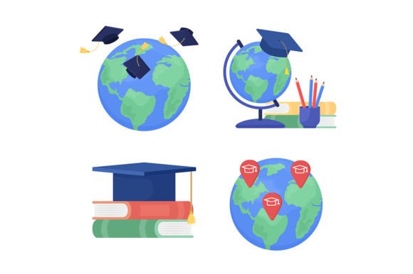 Study Abroad Destinations Objects