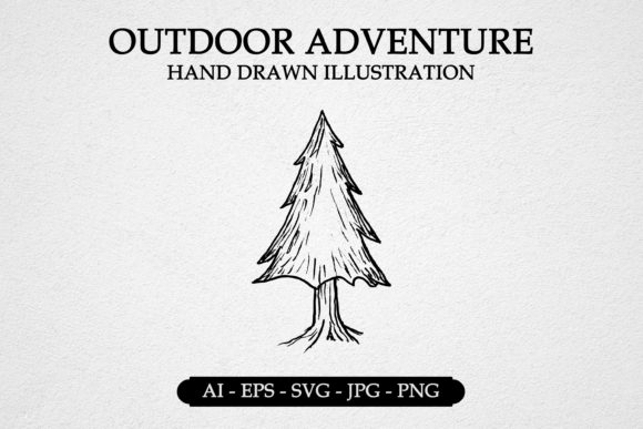 Tree Outdoor Adventure Graphics and Illustrations