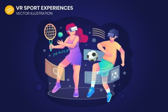 VR Sport Experiences Illustration